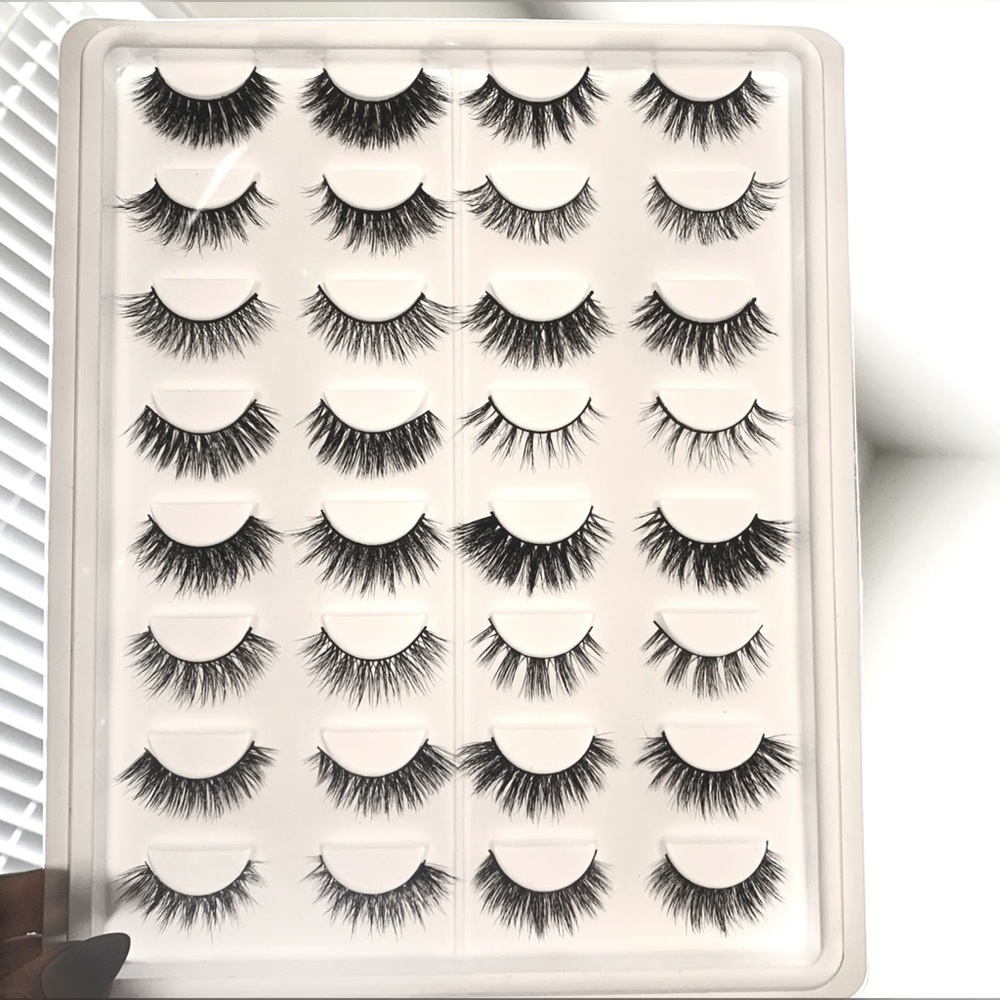 Bulk 16 Pairs Mixed Mink Lashes Lot